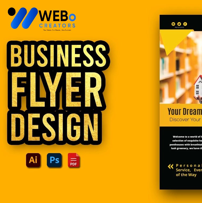 Creative Flyer Design for Moving Company in Kuala Lumpur | Flyer for Removals Services