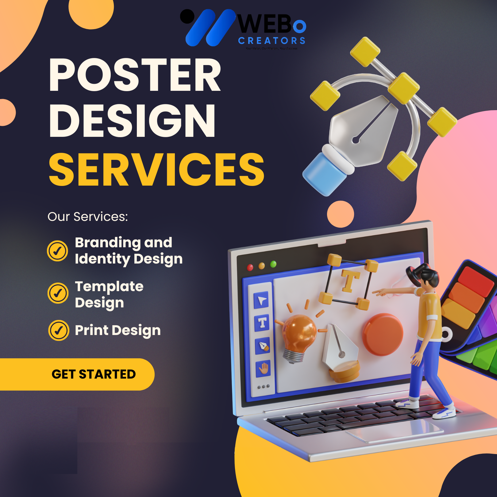 Poster Design Service | Get Powerful Advertising Poster in Kuala Lumpur for Business and Events
